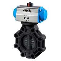 Pneumatic Actuated Butterfly Valve