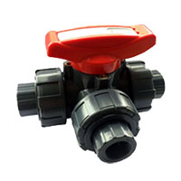 UPVC Three-Way Ball Valve