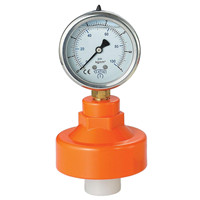 Manometer - SUS304 gauge + plastic diaphragm